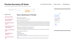 Desktop Screenshot of floridasecretaryofstate.com